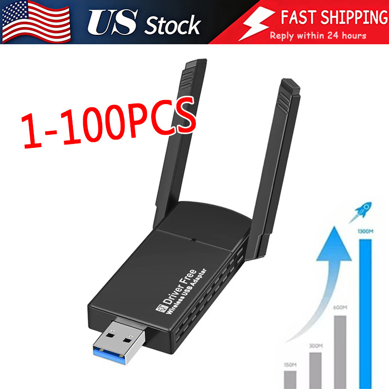 USB 3.0 Wireless WIFI Adapter 1300Mbps Long Range Dongle Dual Band Network lot