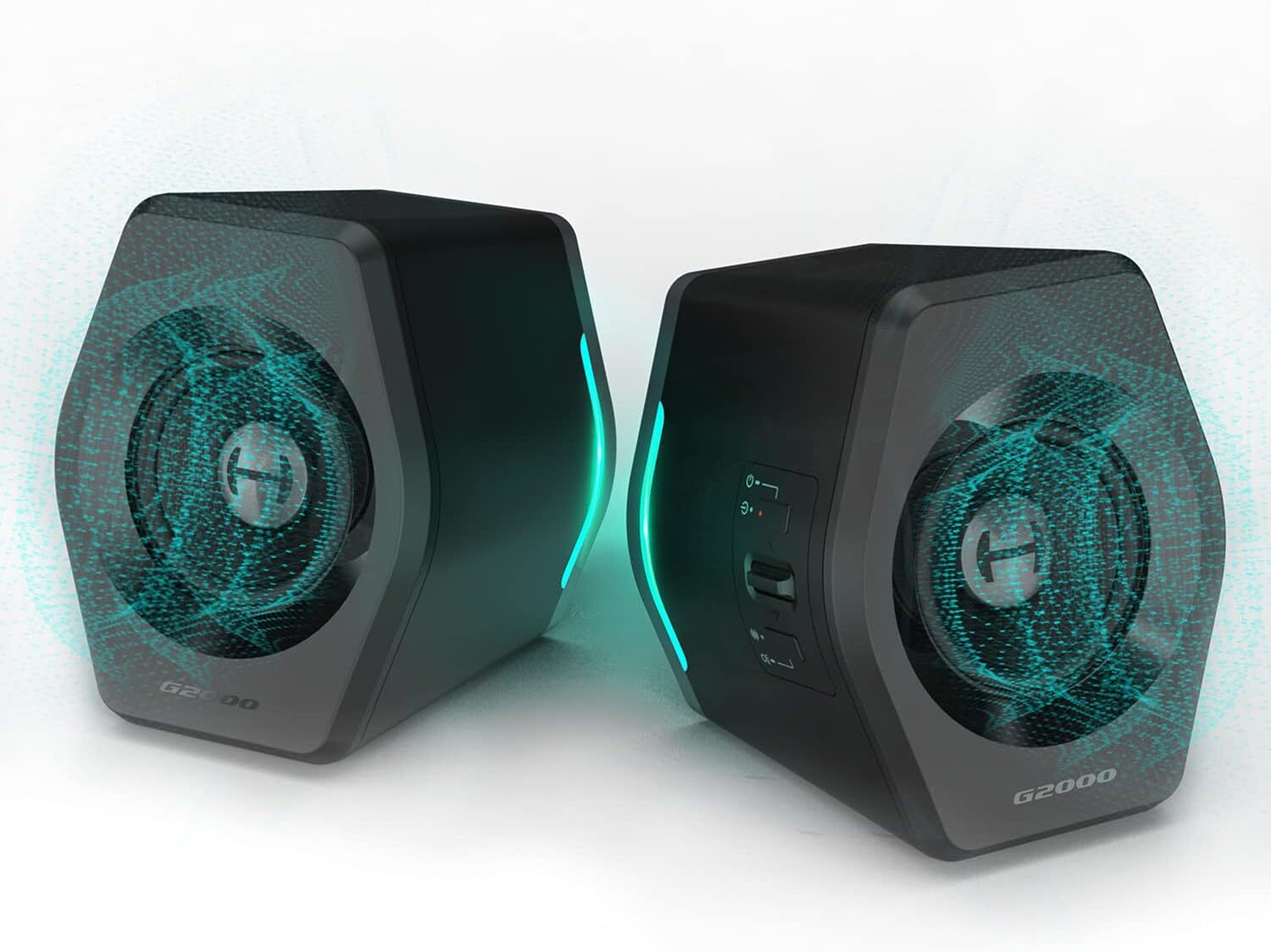 G2000 32W PC Gaming Computer Speakers for Laptop Mac Desktop Computer Woofer