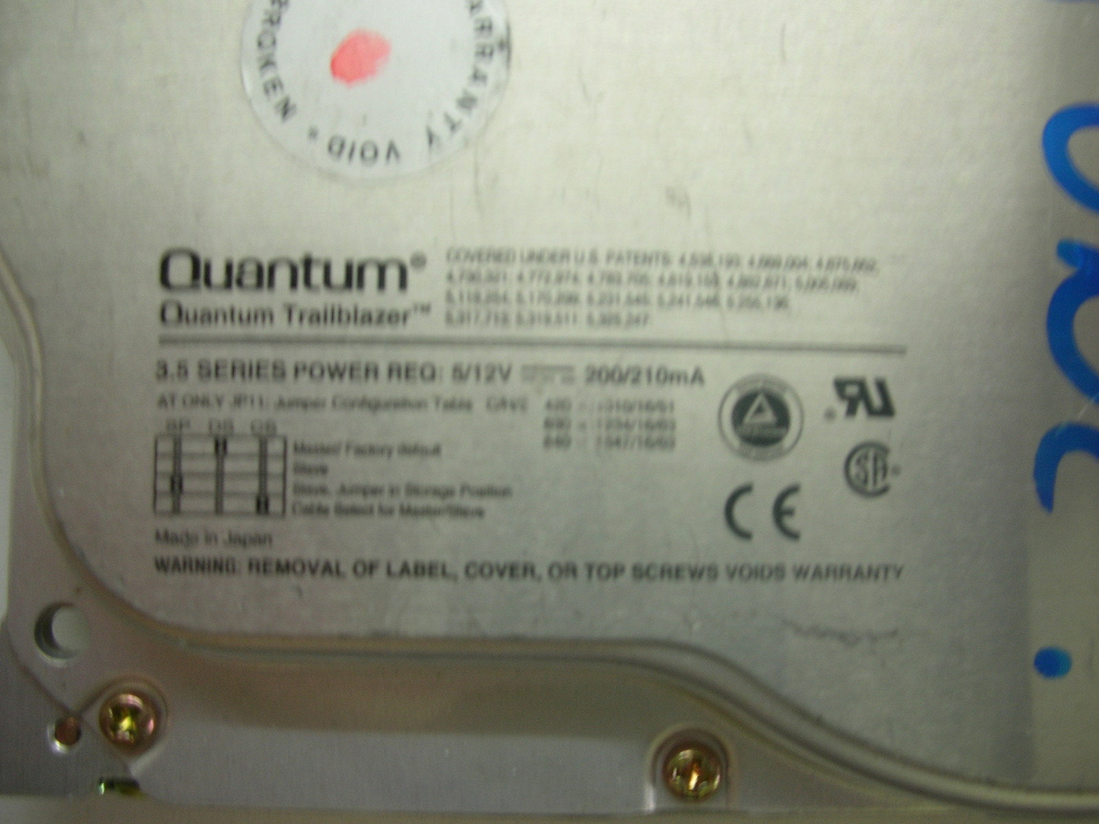 Quantum Trailblazer 840AT IDE