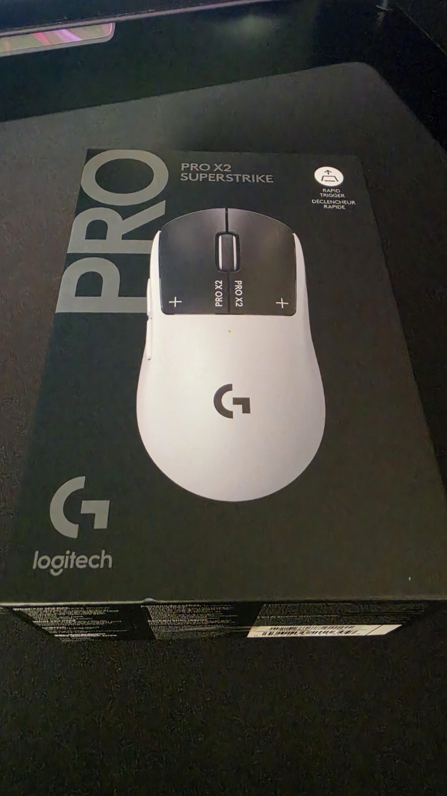 Logitech - PRO X2 SUPERSTRIKE LIGHTSPEED Lightweight Wireless Gaming Mouse