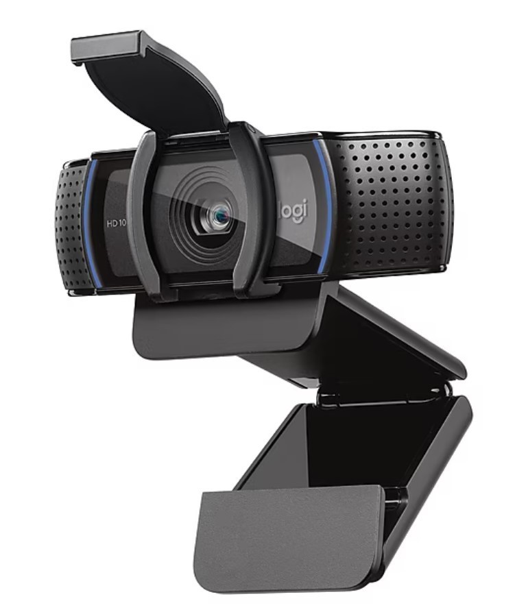 Logitech C920s Pro HD Webcam 1080P -30fps USB PC Mac compatible privacy shutter