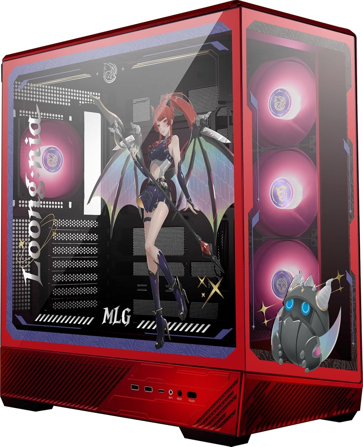 MSI PANO 130R MLG Edition  ATX Mid-Tower Gaming Desktop Computer Case