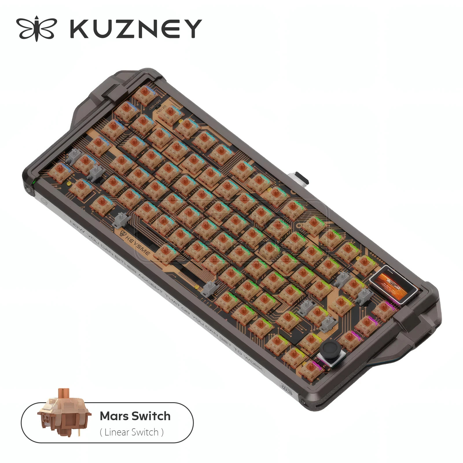 Wireless Custom Keyboard Mars 03 Hot Swap 3 Mode Bluetooth NO Includes keycap
