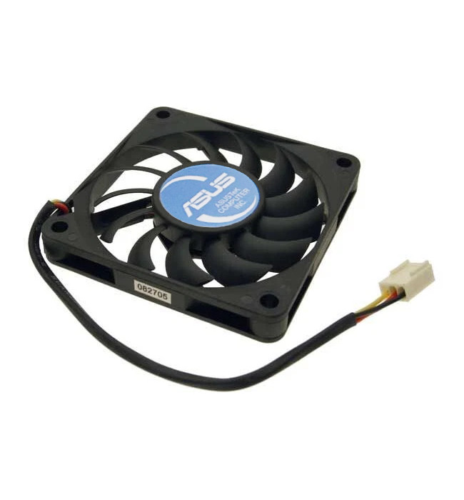 ASUS 70mm Low Profile 12V Quiet 7010 Tech Output Sensor 3Pin Slim Fan 0.08A