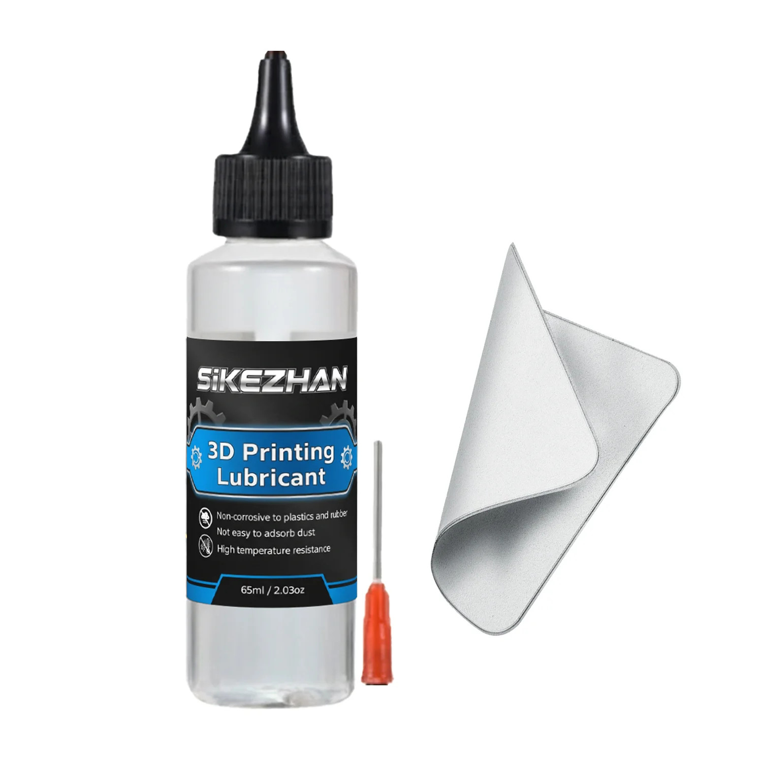 3D Printer Maintenance Kit: PTFE Lubricant Grease & Lint-Free Wipes. for Z-Axis,