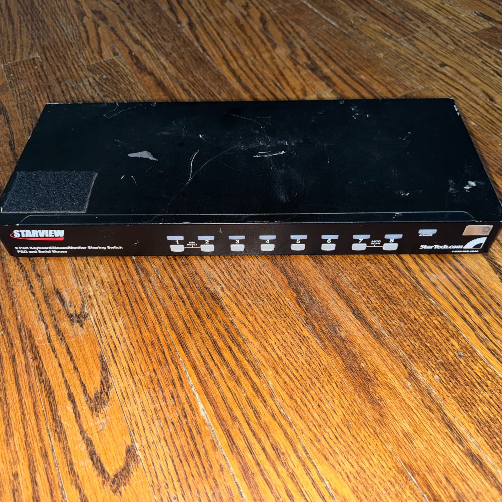 Startech Starview 8 Port KVM Sharing Switch PS/2 Serial With OSD Menu No Cables 