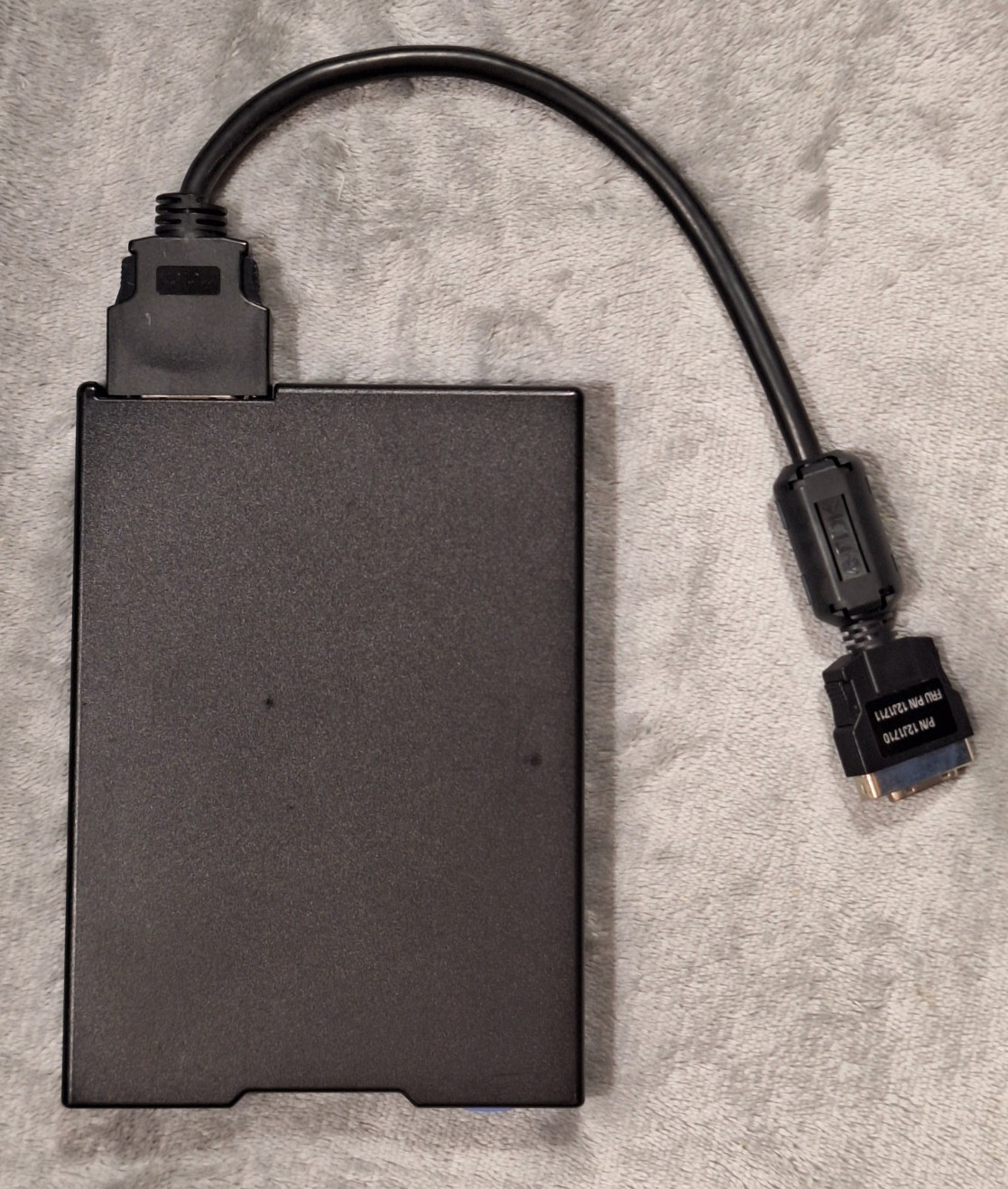 IBM ThinkPad External Floppy Disc Drive 10H3980 10H4056 + Cable Untested