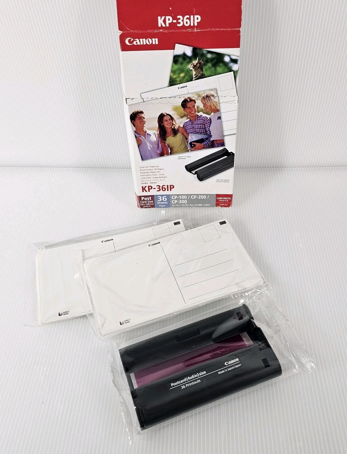 New Canon KP-36IP Selphy Color Ink & Paper Set 4" x 6" Postcard Size 