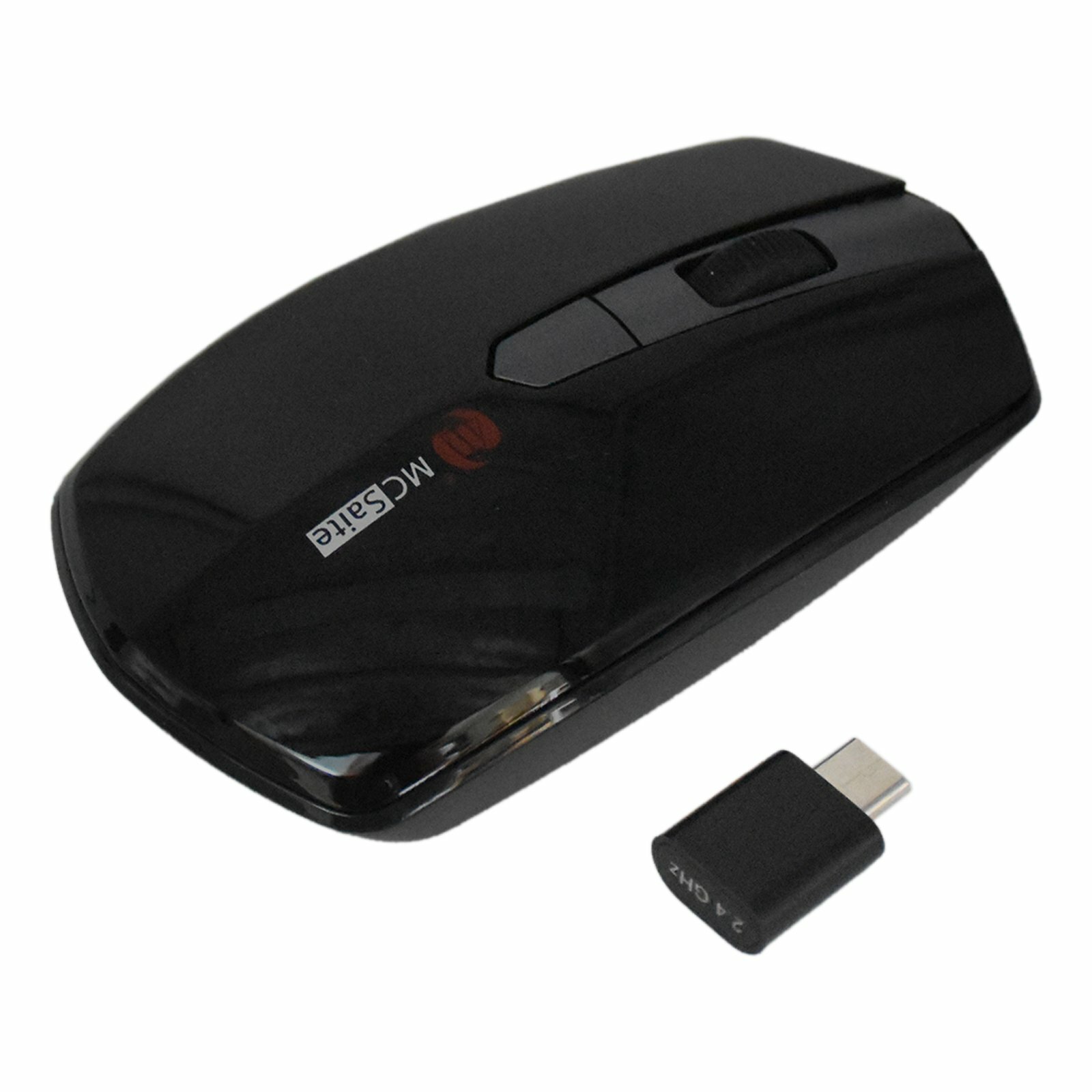 2.4G Wireless Mouse Adjustable DPI USB Type-C Receiver Silent 4D Optical Mouse