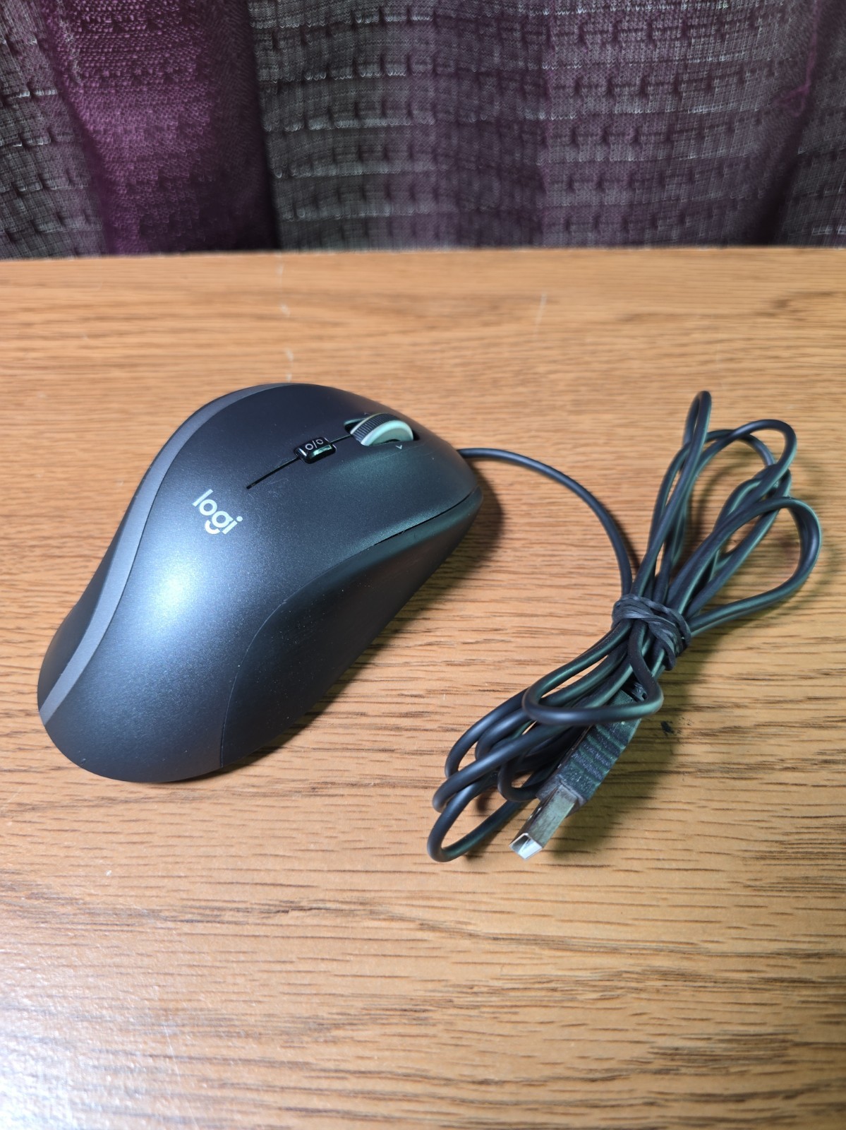Logitech MU0055 Wired USB Mouse Ergonomic Tested Working