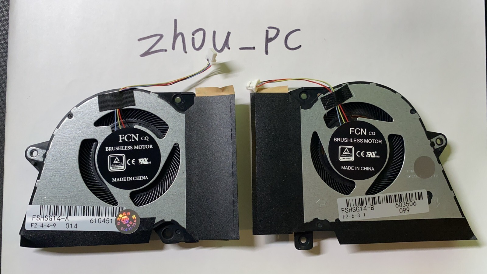 New CPU & GPU Replacement Fan For ASUS ROG Zephyrus G14 GA401I GA401IV GA401IU