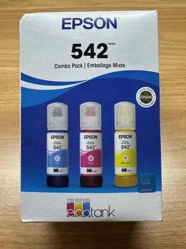 Epson T542 Color Combo Ink Bottles, Ultra High Capacity