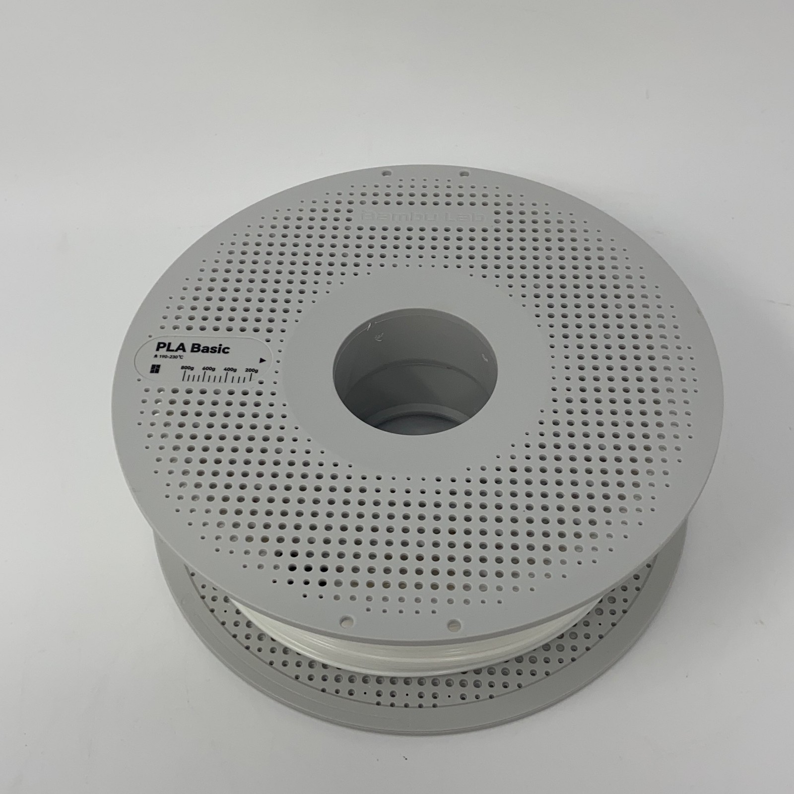 Bambu Lab PLA Basic 1.75mm 1kg White Filament w/ RFID Spool
