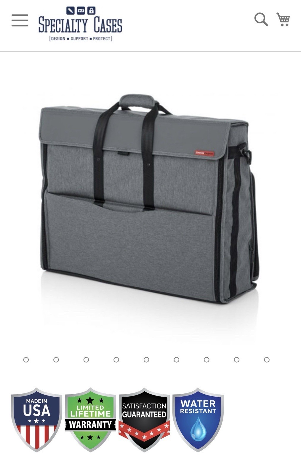 Gator G-CPR-IM27 Creative Pro Series Padded Tote Bag 27 in. Apple iMac Computers