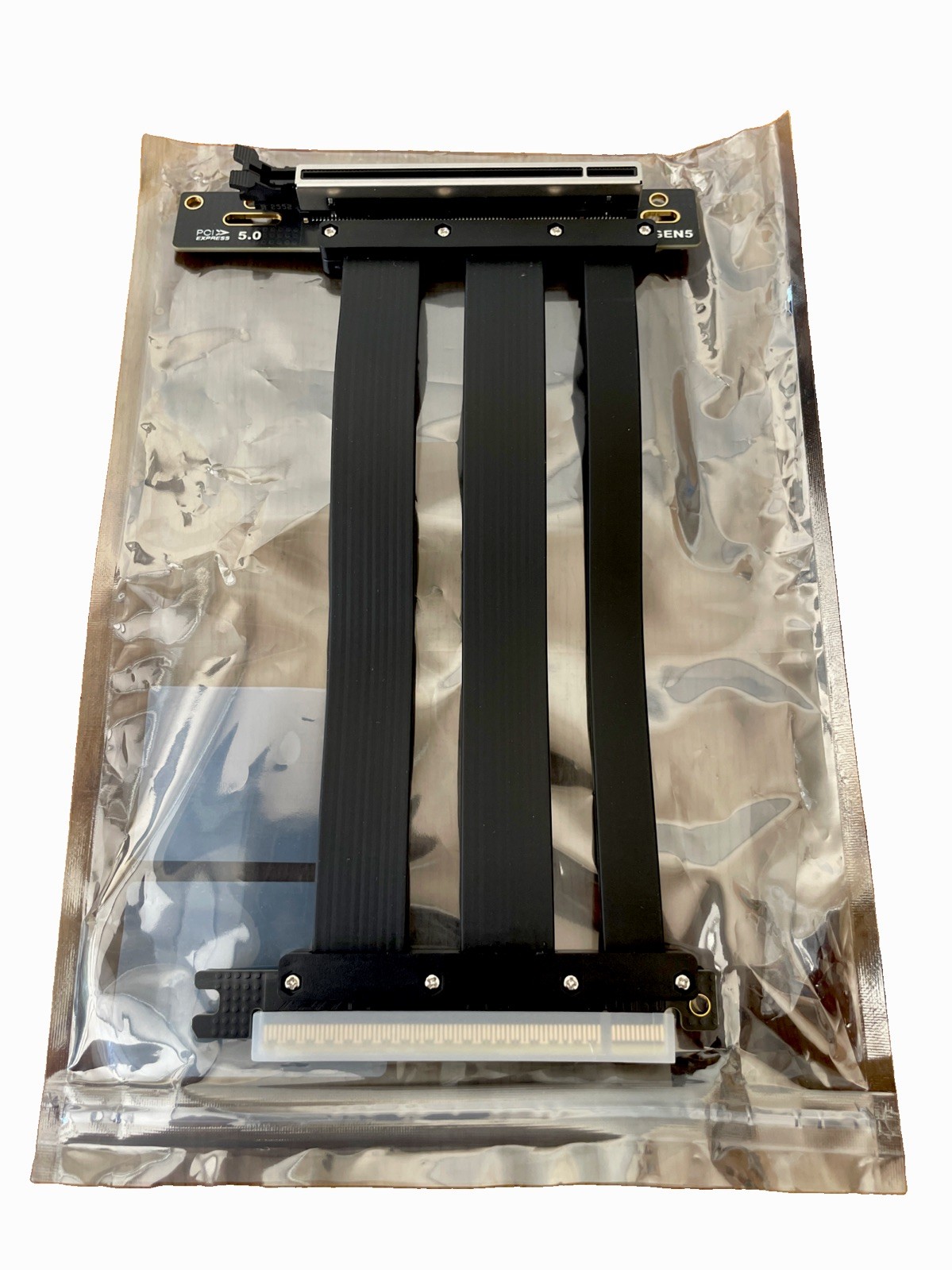 JEYI PCIE 5.0 Riser Cable 20cm Vertical GPU Mount x16 128GB/s RTX 5090/5080