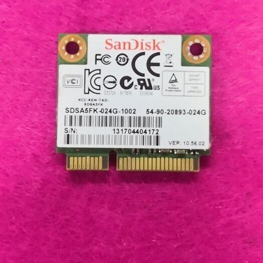 SanDisk 24GB Msata Mini Ssd For Asus S551L Series - S551Ln