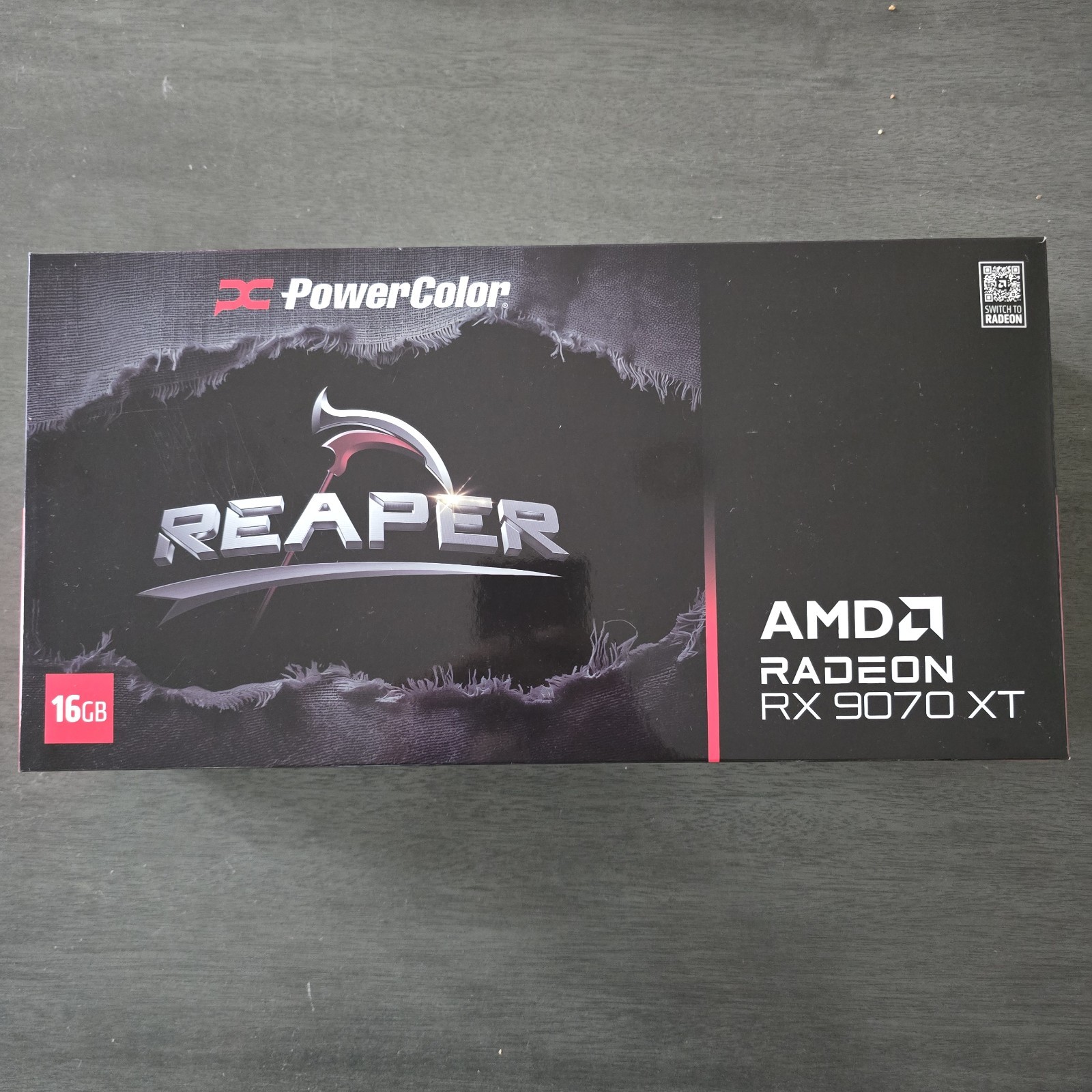 PowerColor Reaper AMD Radeon RX 9070 XT 16GB GDDR6 PCIe HDMI/DP DX12