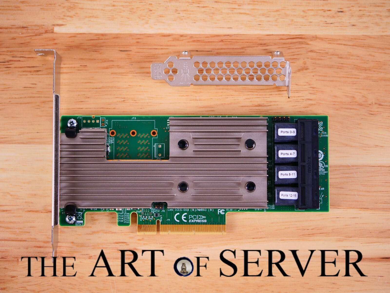 Broadcom LSI 9305-16i 12Gbps SAS-3 PCIe x8 HBA P16 IT mode ZFS TrueNAS Unraid