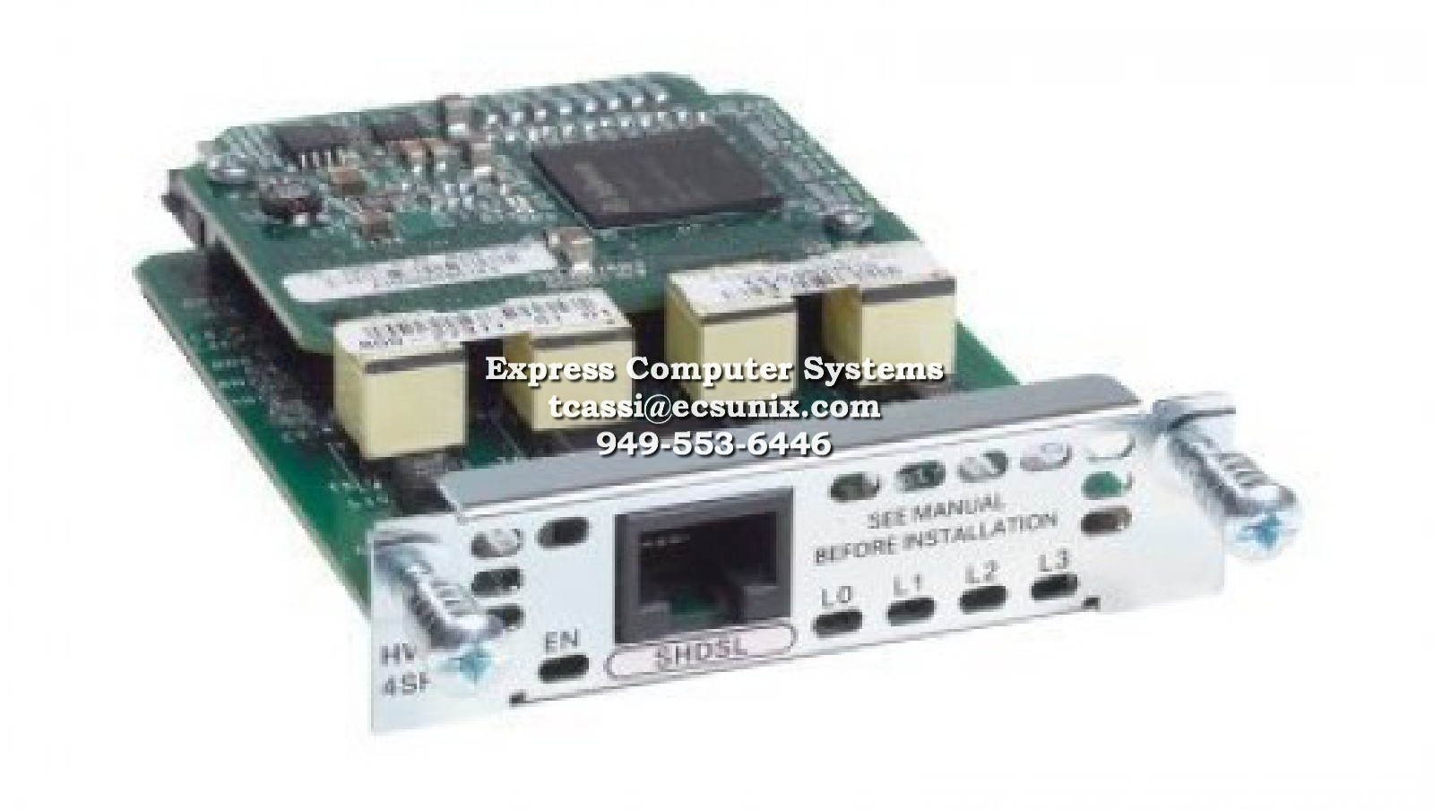 Cisco HWIC-4SHDSL-E 4-pair EFM Based HWIC High Speed WAN Card
