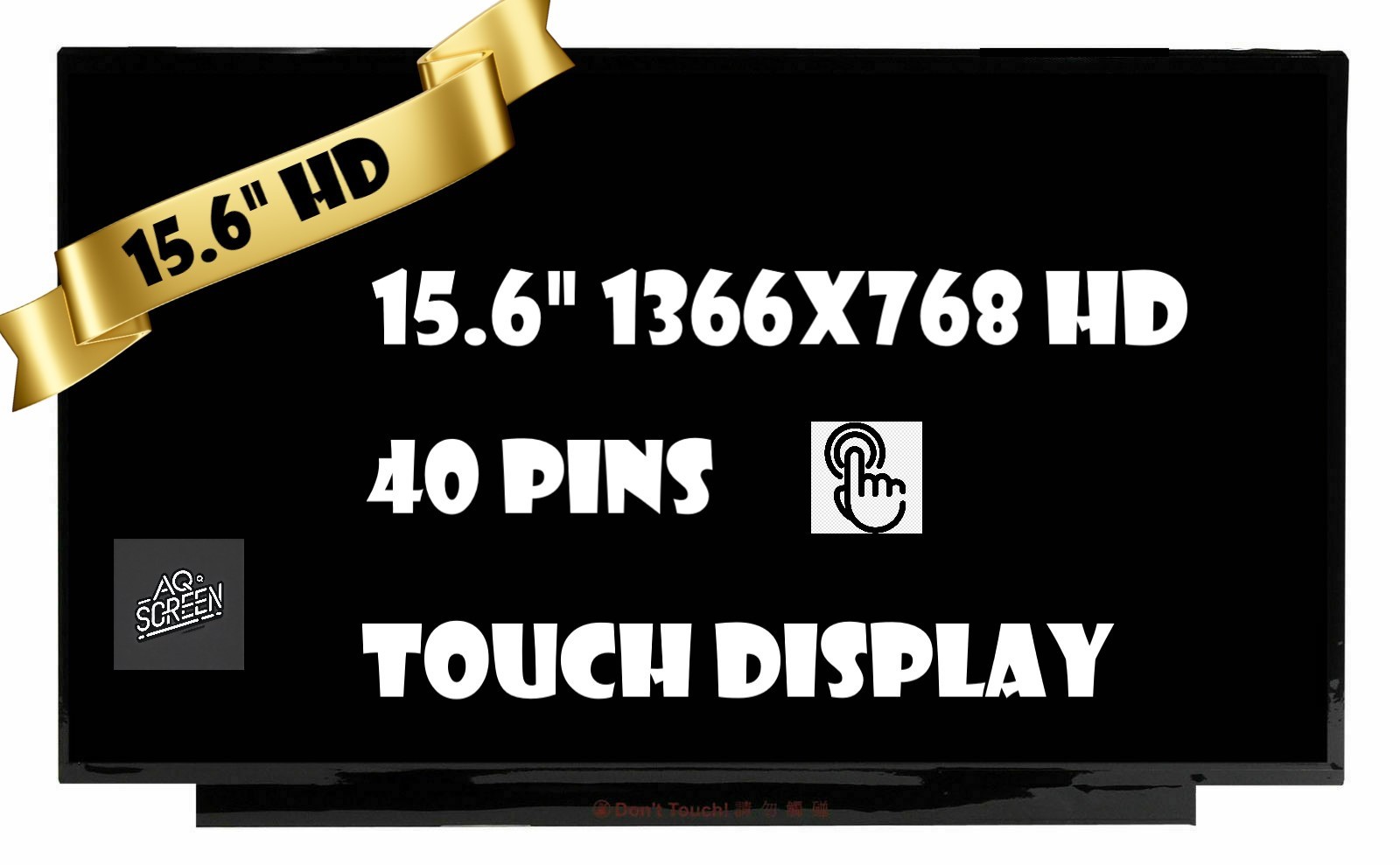 15.6" HD Touch LED LCD Display Screen For HP P34924-001 New