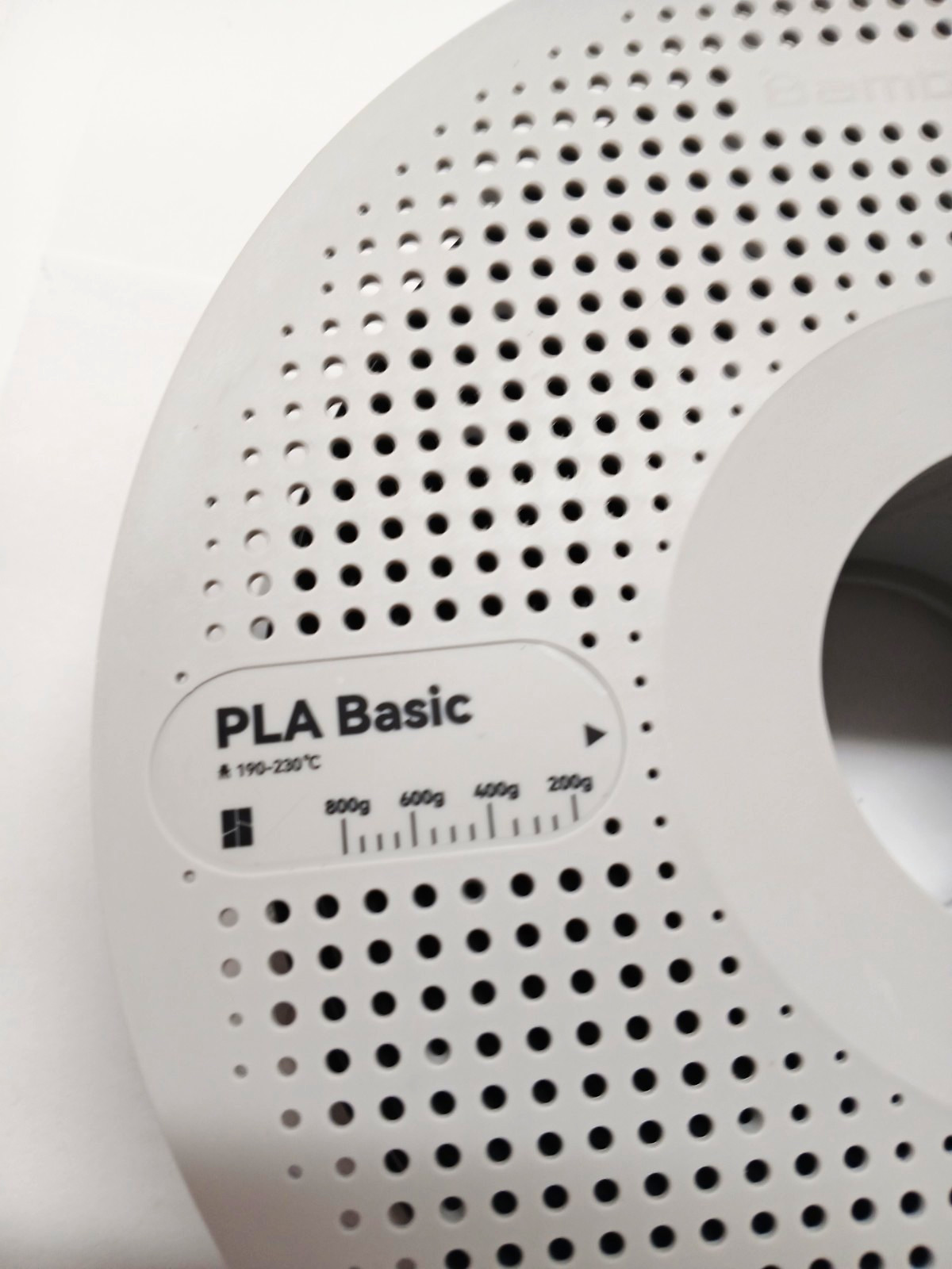 Bambu Lab PLA Basic Filament 1.75mm Black 3D Printer Filament Spool