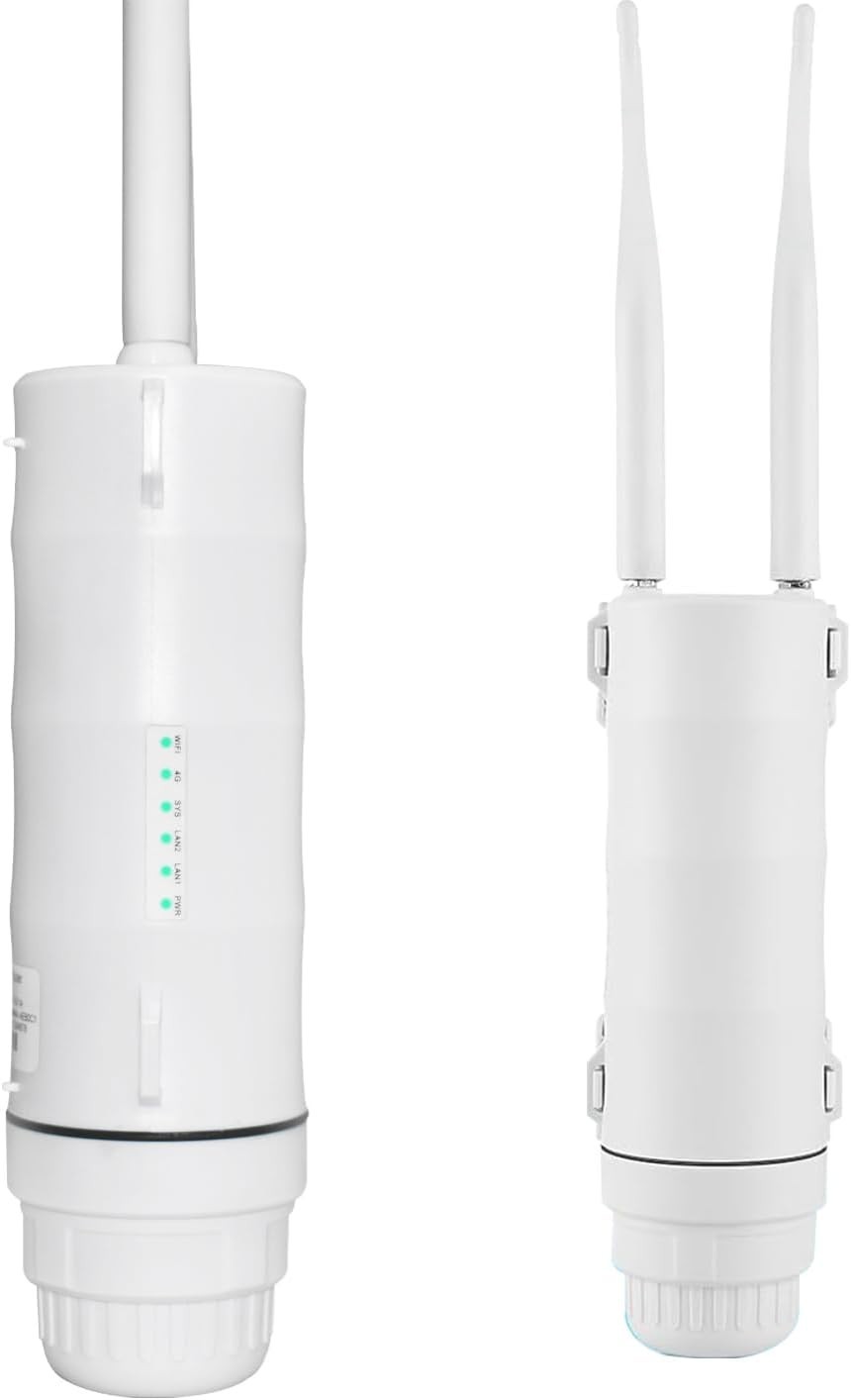 VSVABEV Outdoor 4G LTE Modem Router with SIM Slot, 2.4G 300Mbps Indoor & Outd...