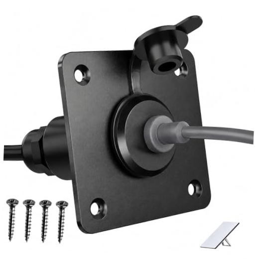 Wall Pass Through Kit for Starlink Mini Accessories, Full Aluminum Space Gray