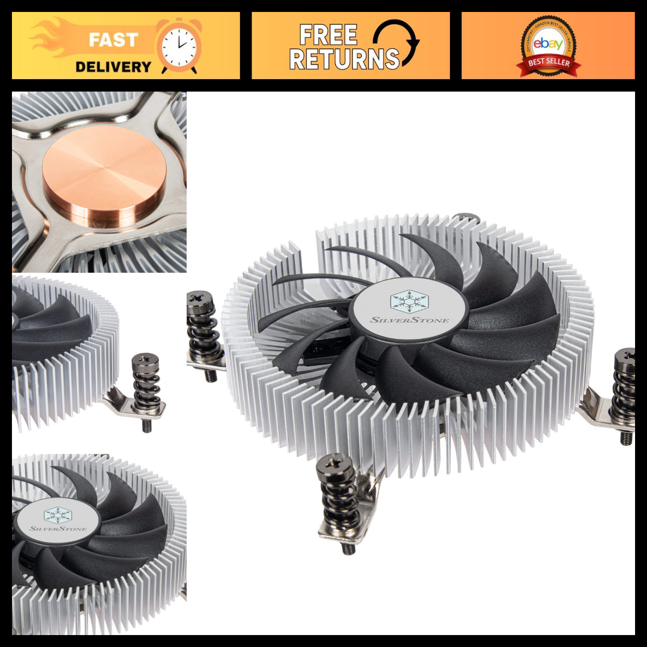 Super Low-Profile Thermal Solution for LGA1700 CPUs - Compact Cooling System