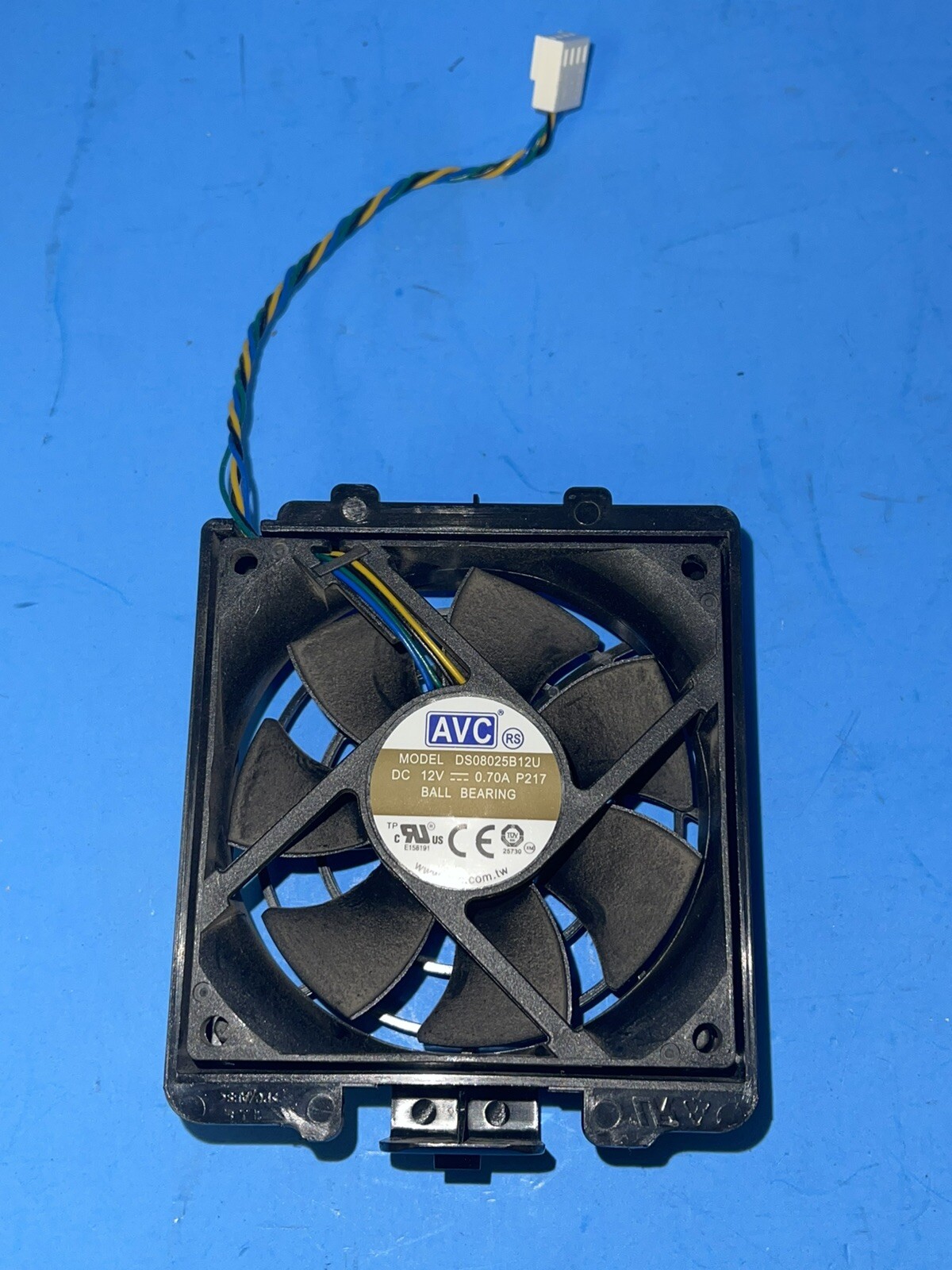 "LOT OF 10 " AVC MODEL: DS08025B12U   SERVER INVERTER COLLING FAN  CONNECTOR 