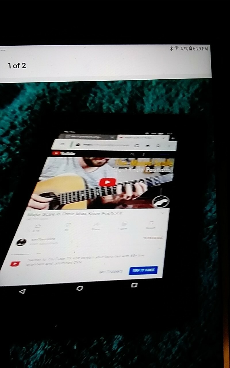 Amazon 7 inch fire in.  used nine months bluetooth