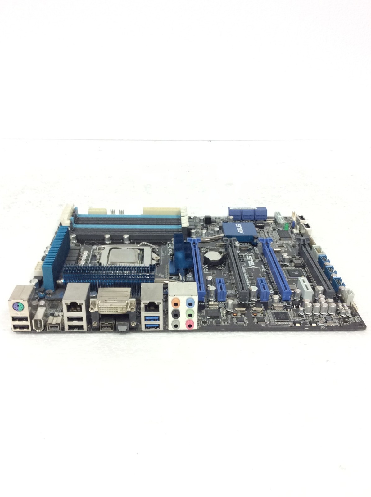 Asus P7F7-E WS SuperComputer Motherboard DDR3 LGA1156 w/ i7-870 CPU, WORKING