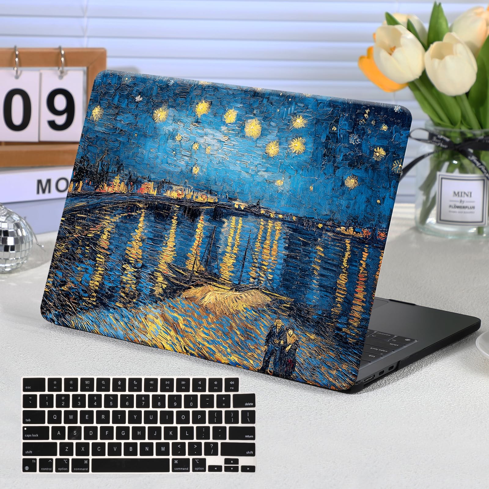Hard Shell for MacBook Air 13" M1 with Keyboard Cover Starry Night