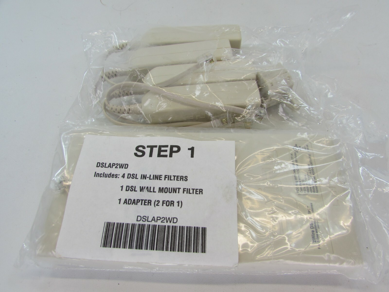 2Wire DSLAP2WD DSL Phone Filter Kit Unused 34412