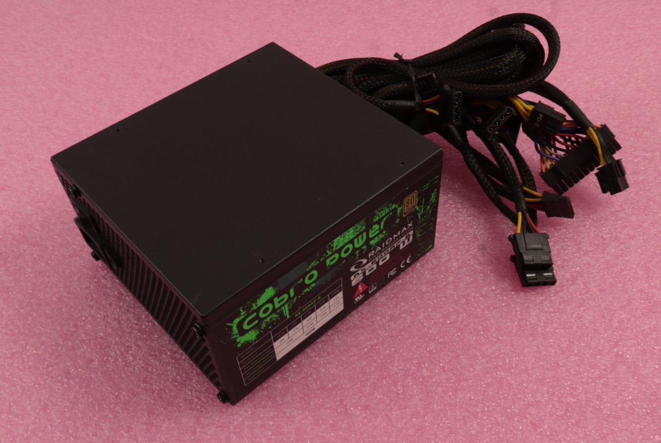 RAIDMAX Cobra RX-600AF-B 80 Plus Bronze 600W ATX 12V EPS 12V Power Supply
