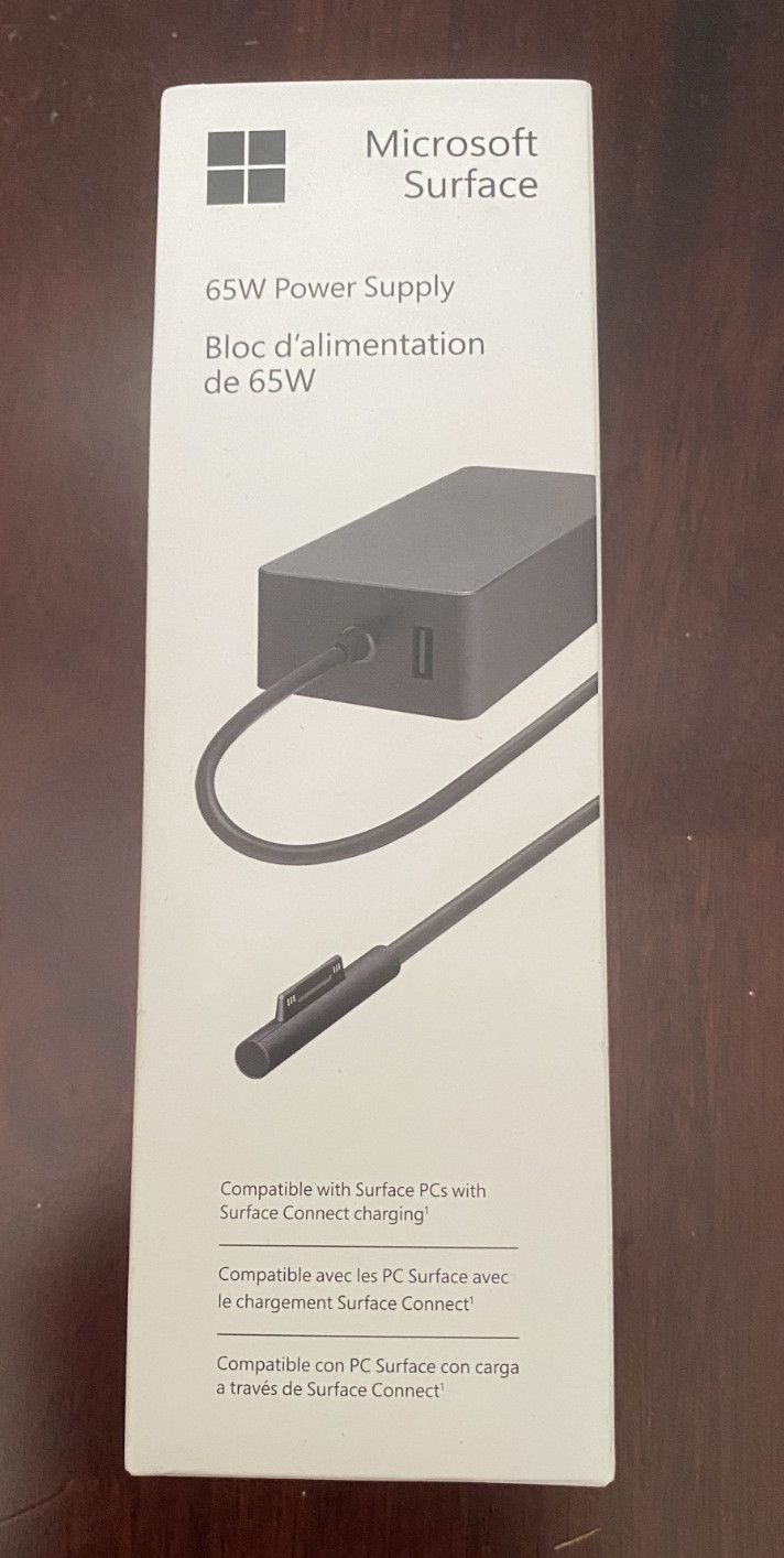 Microsoft Surface 65W Power Supply - NEW SEALED