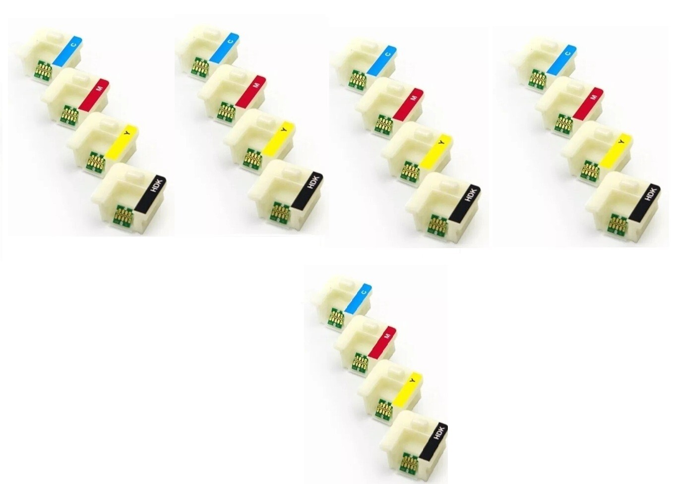 20 x DYE SUBLIMATION INK CHIP FOR  EPSON SureColor F6200 F7200 F9200 F9370