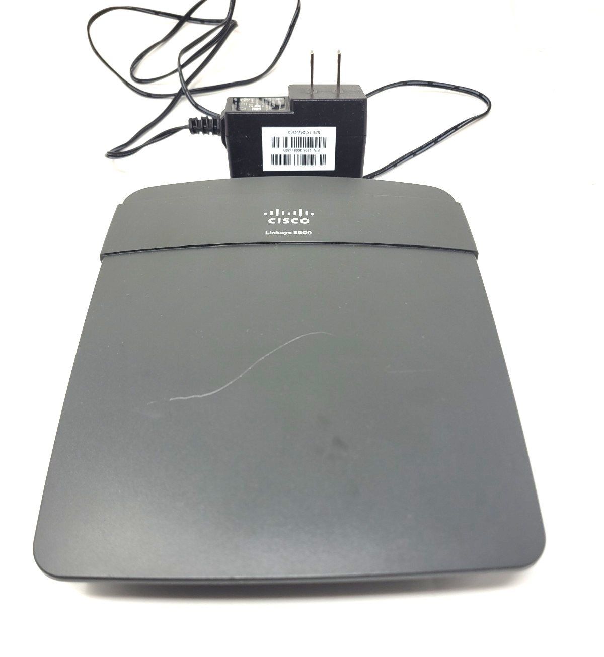 Cisco Linksys (E900) 4-Port Wireless Wi-Fi Router with Power Cord (Not Working)