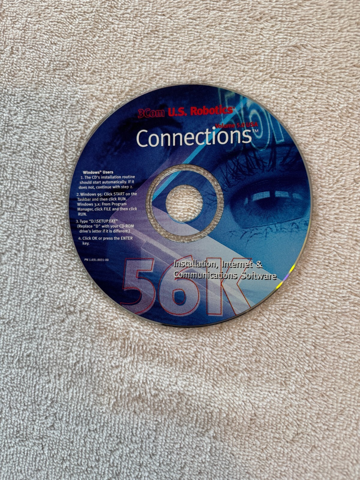 3Com Connections 56K Installation Software - CD ONLY