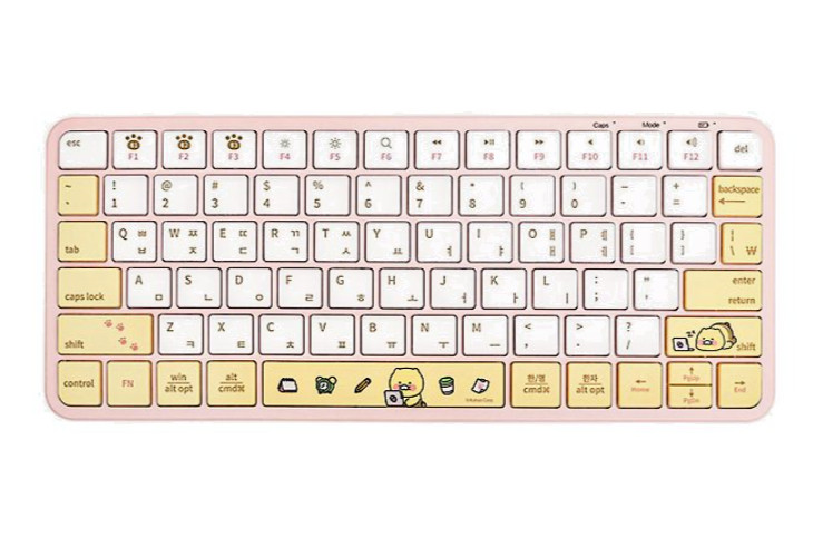 Kakao Friends Tenkeyless Wireless Keyboard Choonsik Type-C Computer Accessory