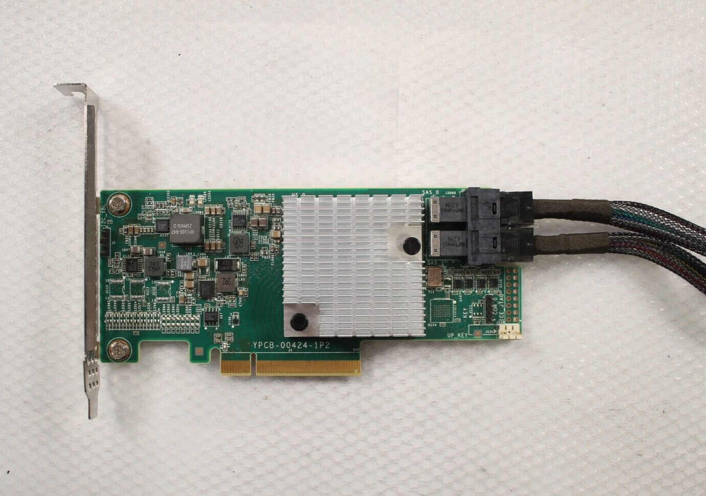 Inspur LSI YZCA-00424-101 Raid Card 12Gbps HBA Controller YPCB-00424-1P2 w/wires