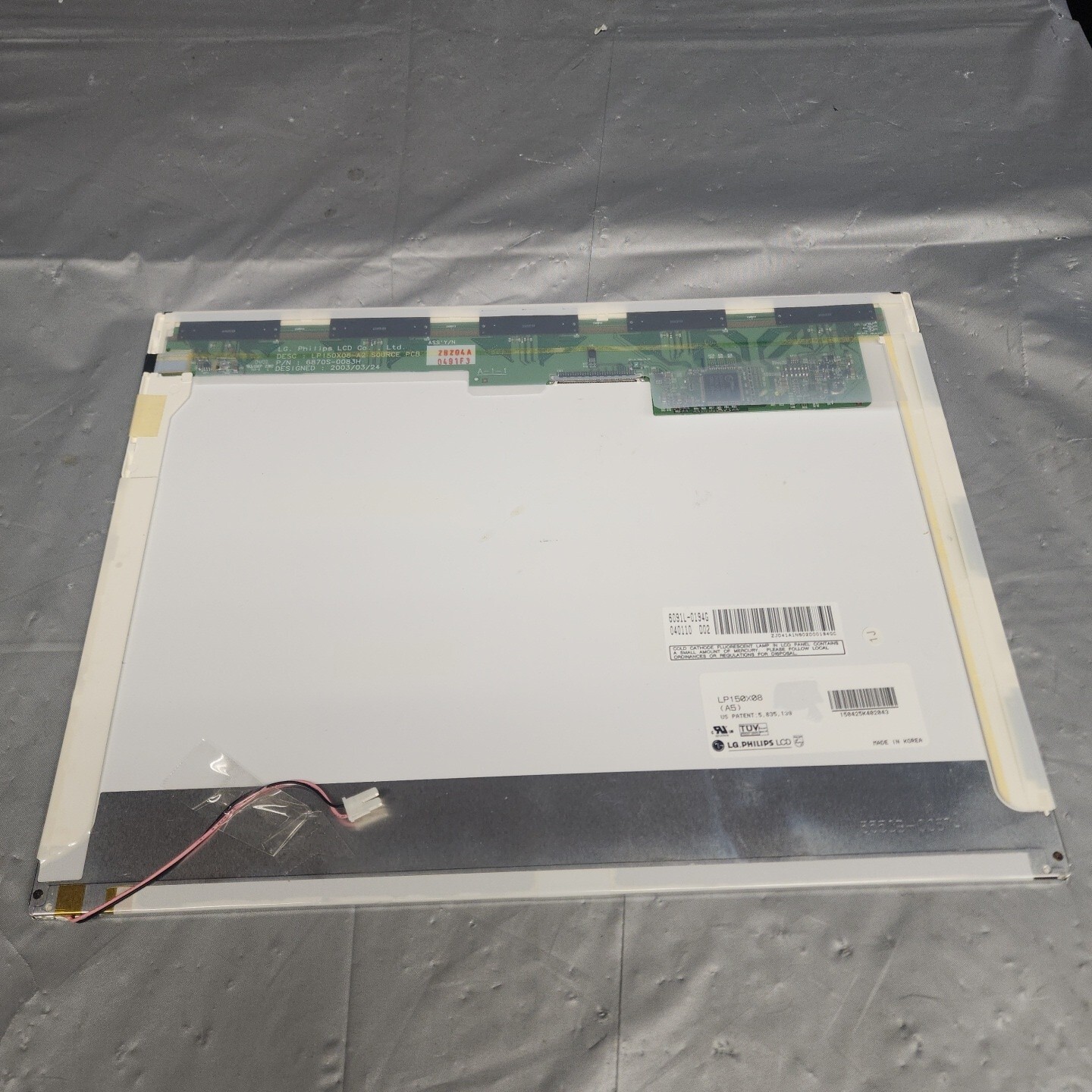 LP150X08 (A5) LAPTOP LCD SCREEN
