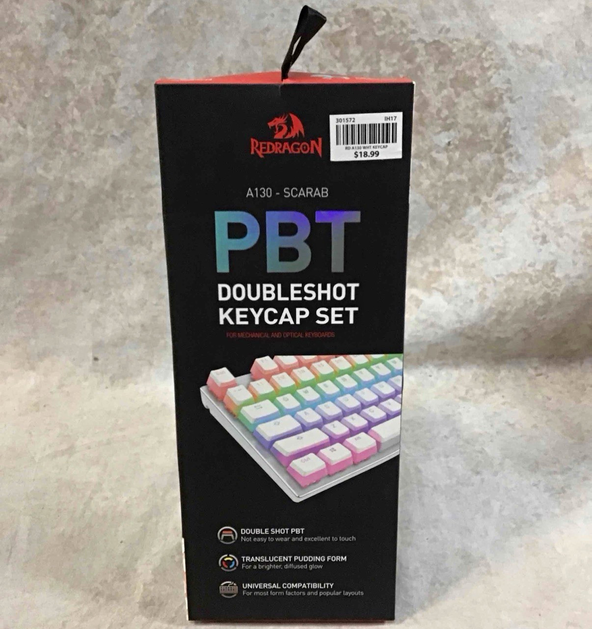 Redragon A130 SCARAB PBT Doubleshot Keycap Set 