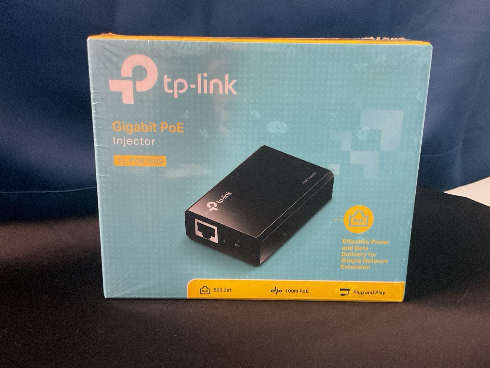 TP- link TL-POE150S Gigabit Power Over Ethernet Injector Adapter Poe 802.3af