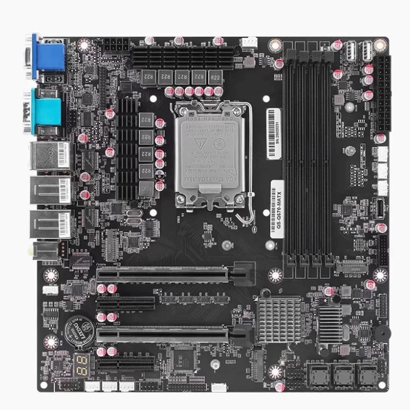 Support 12/13/14th Gen LGA1700 CPU NAS Motherboard Q670 Intel vPro DHL