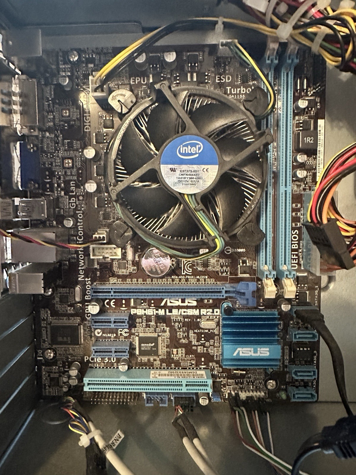 ASUS P8H61-M LE/CSM R2.0 MOTHERBOARD COMBO INTEL i3 PROCESSOR
