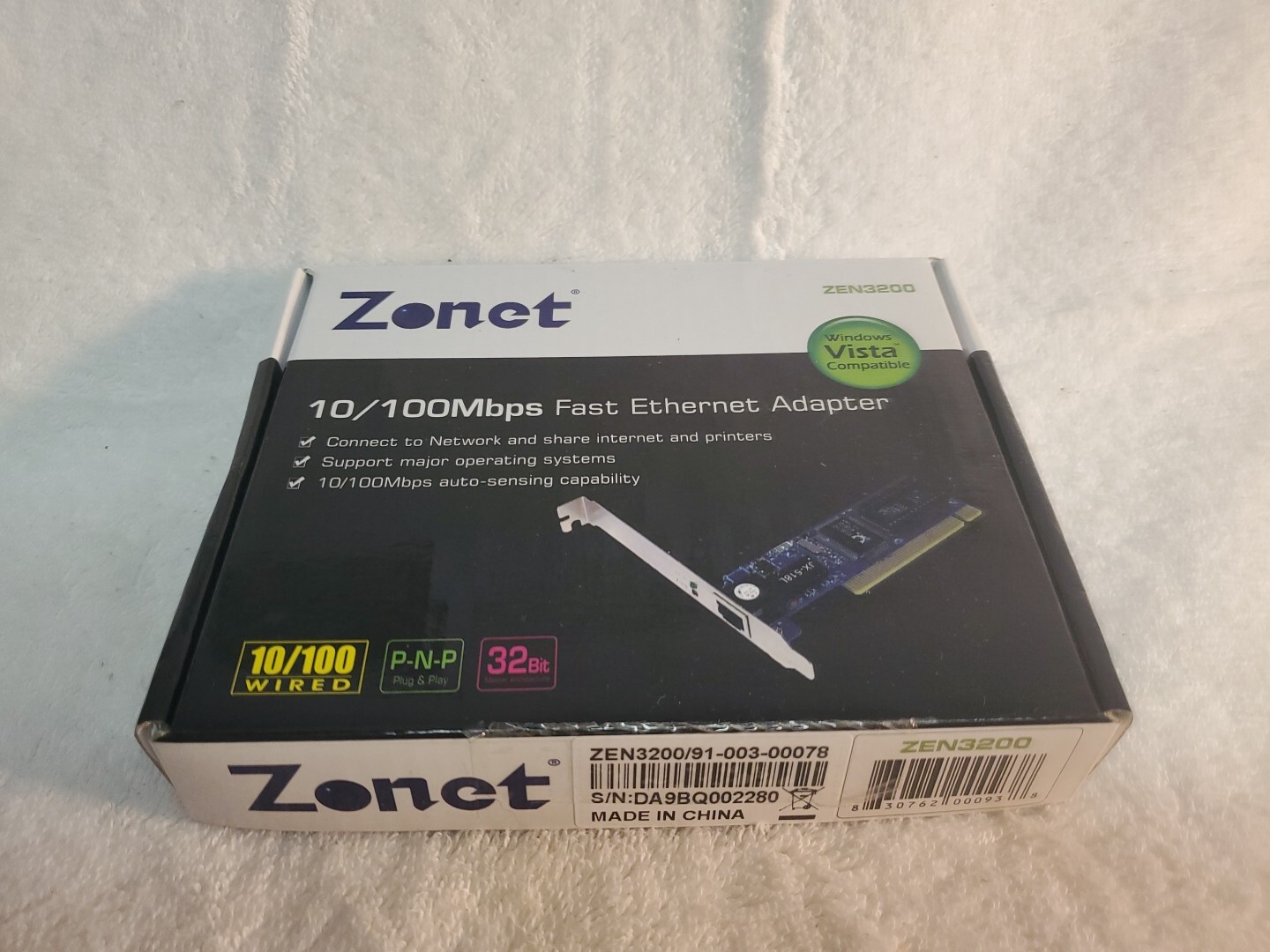 Zonet 10/100Mbps Fast Ethernet Adapter