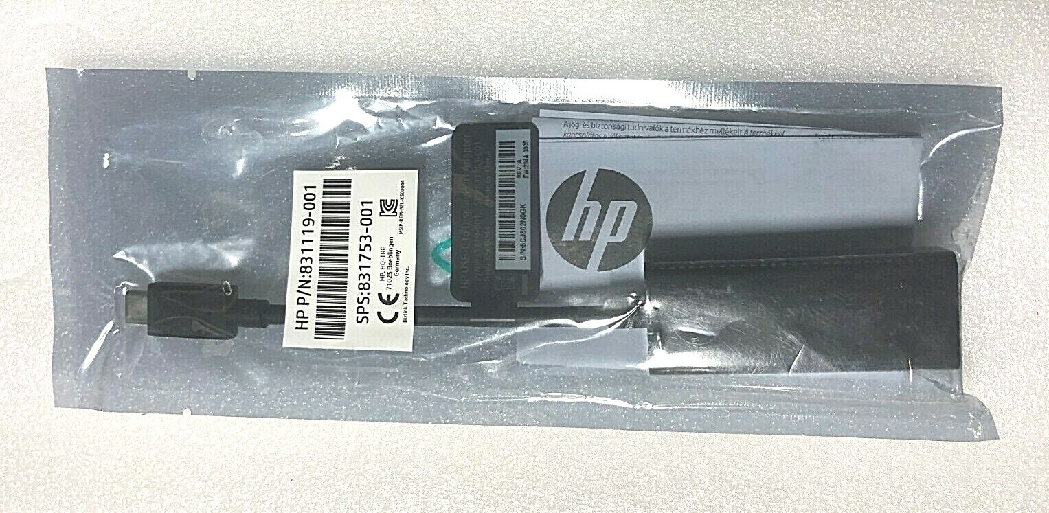 N9K78AA#ABA NEW HP USB-C To DisplayPort Adapter SPS 831119-001 DISPLAY PORT
