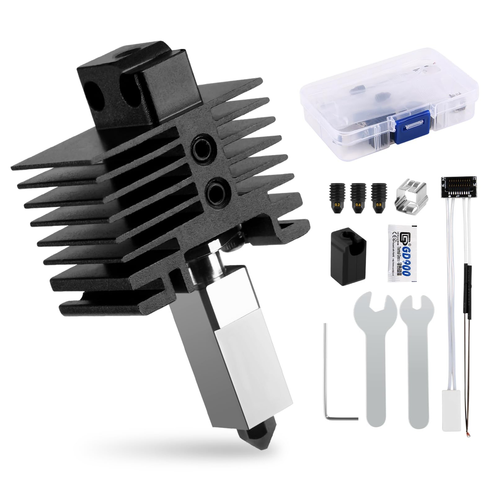Upgrade Print Head Hotend Kit for Bambu Lab P1P/P1S 3D...