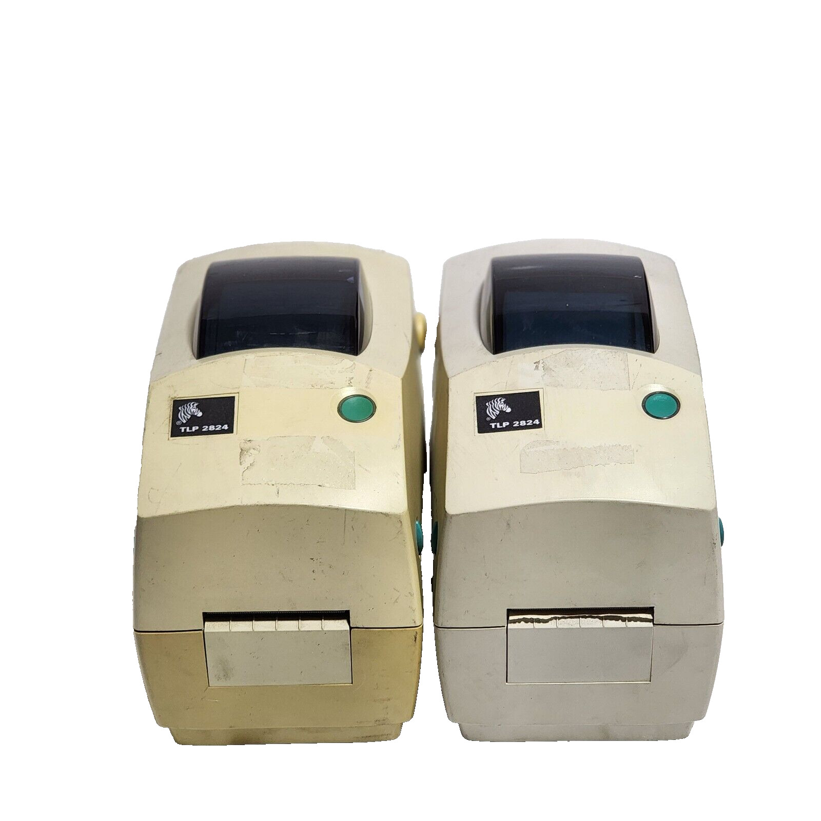 Zebra TLP 2824 Thermal Label Printer NO AC ADAPTER( LOT OF-2)