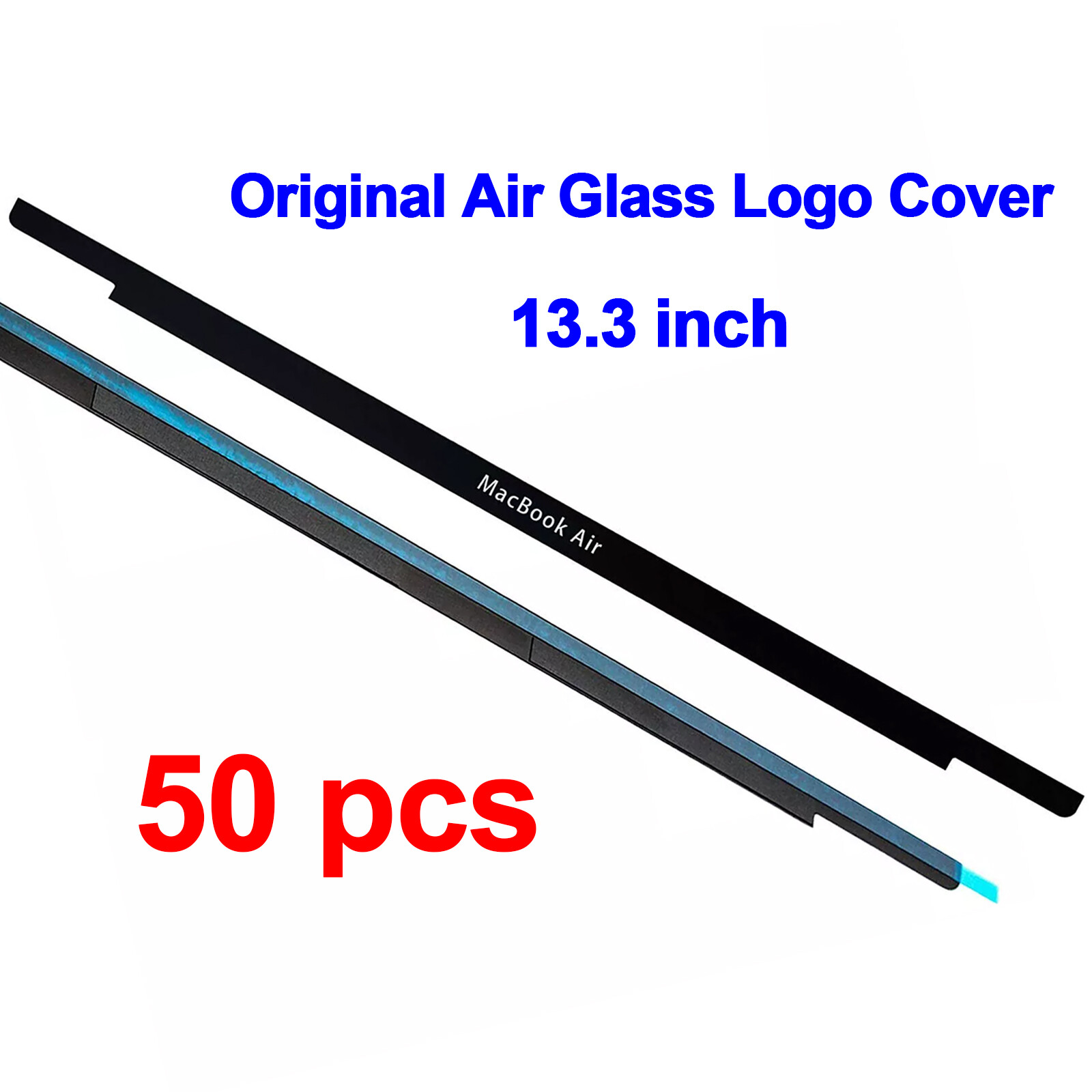 50PCS Original LCD Front Glass Trim Bezel Logo Cover for MacBook Air 13.3" A1932